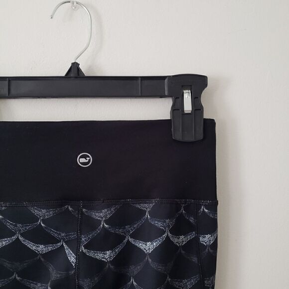 Vineyard Vines Performance Cropped Whale Tail Leggings XS - Picture 6 of 8